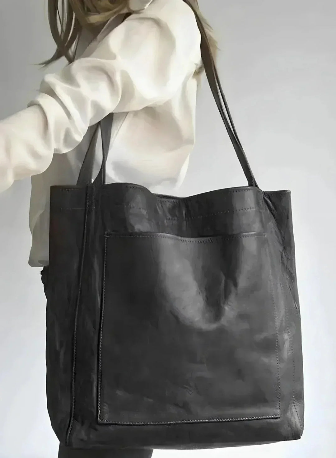 DELACROIX | Cabas en cuir authentique Signature