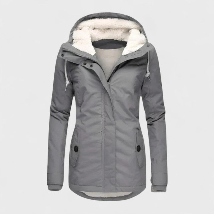 Veste imperméable femme à capuche – Chaude et résistante