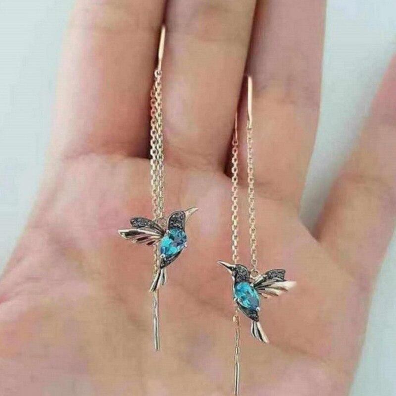 DELACROIX | BOUCLES D’OREILLES EN FORME DE COLIBRI