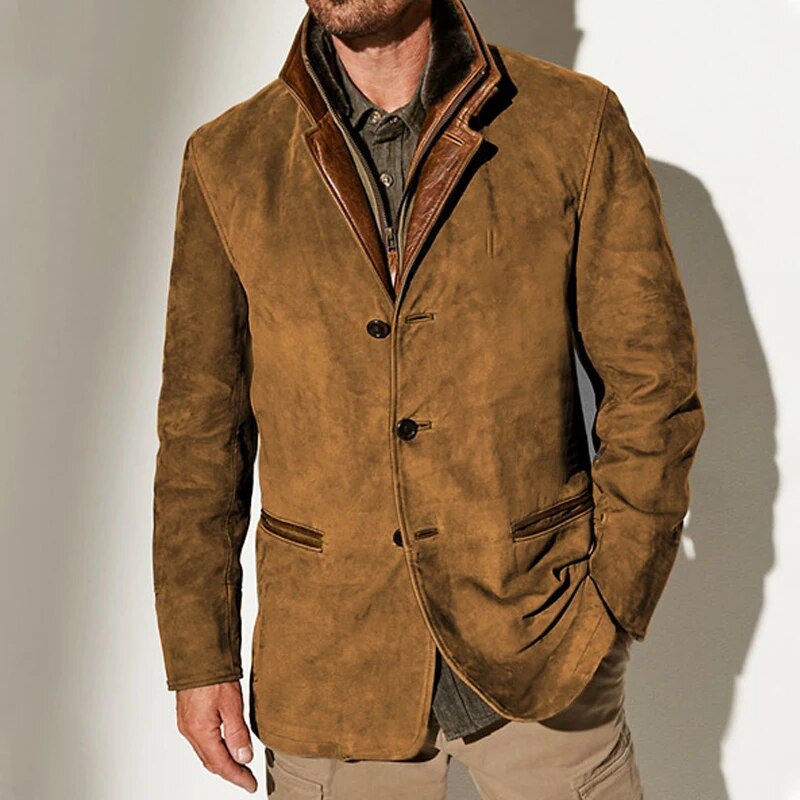 Veste Homme en Mélange de Laine – Chaleur, Confort et Élégance