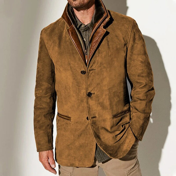 Veste Homme en Mélange de Laine – Chaleur, Confort et Élégance