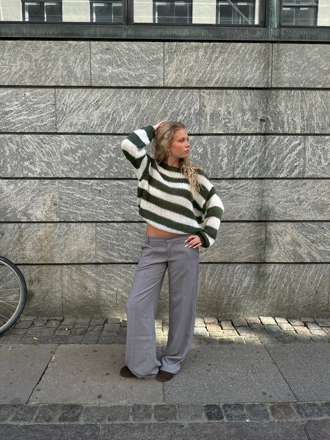 DELACROIX | PULL OVERSIZE EN TRICOT RAYÉ