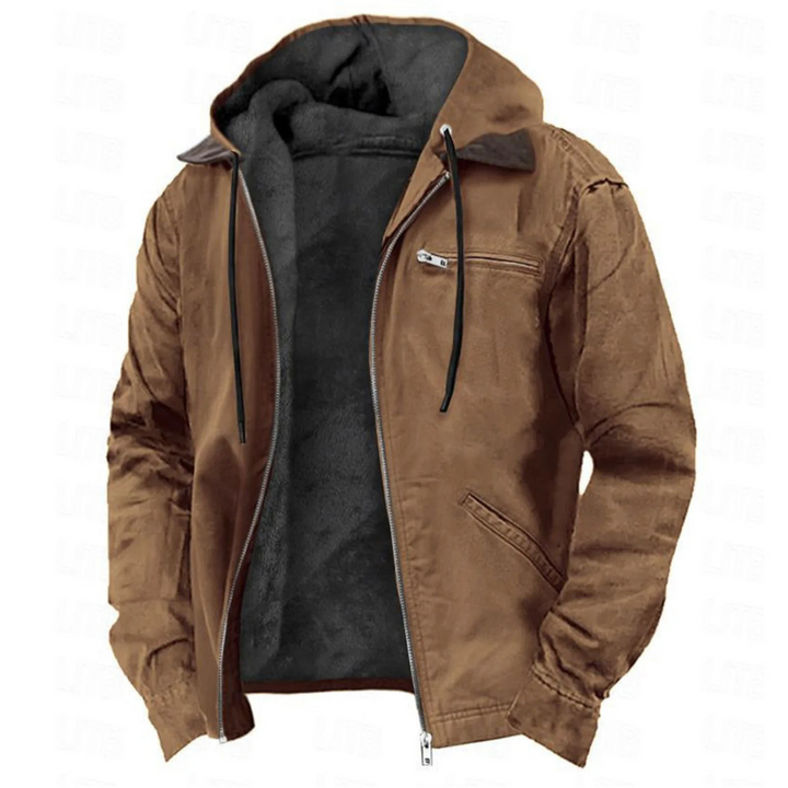 Manteau d’Hiver Élégant pour Homme – Manteau Chaud et Résistant aux Intempéries