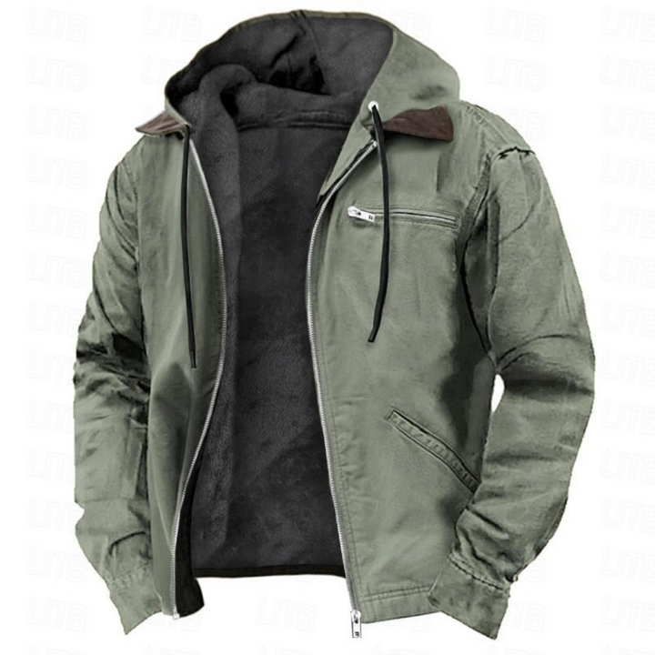 Manteau d’Hiver Élégant pour Homme – Manteau Chaud et Résistant aux Intempéries