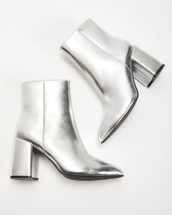 Bottines Femme à Talon Bloc au Style Élégant